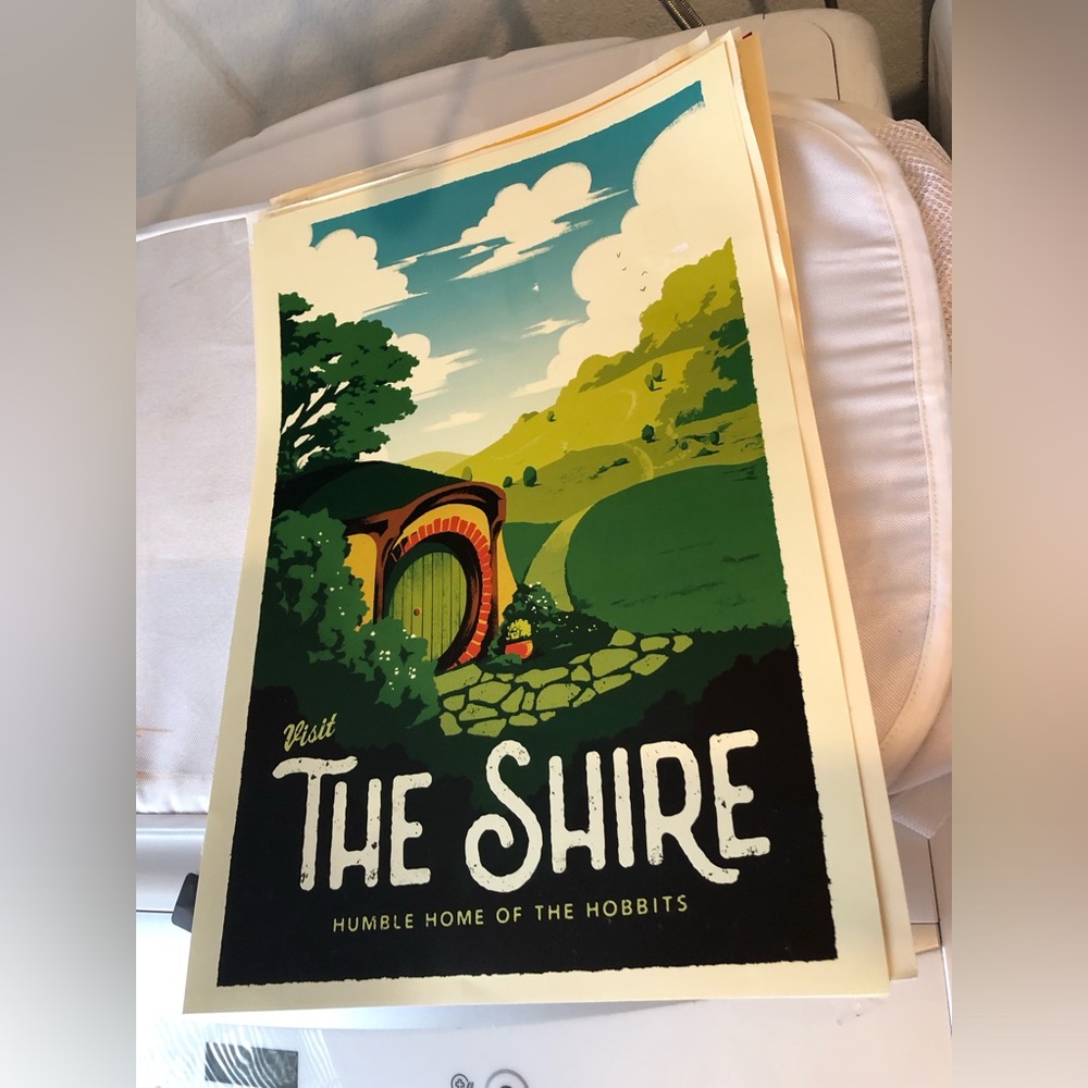 🎃J.R.R. Tolkien’s LOR The Shire Poster - 813